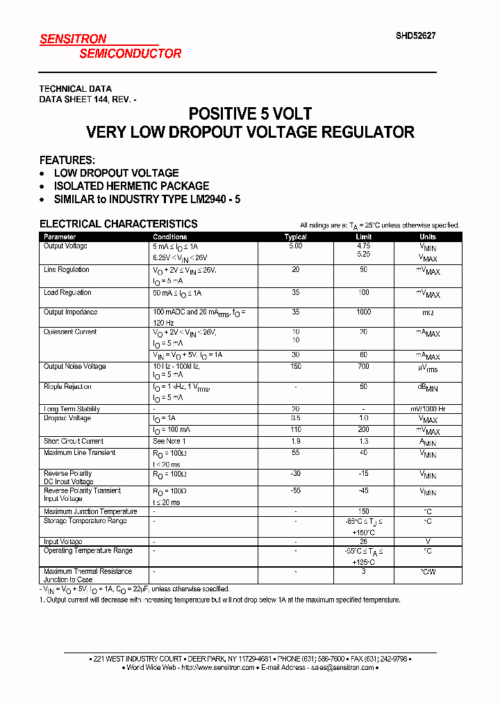 SHD52627_8950270.PDF Datasheet