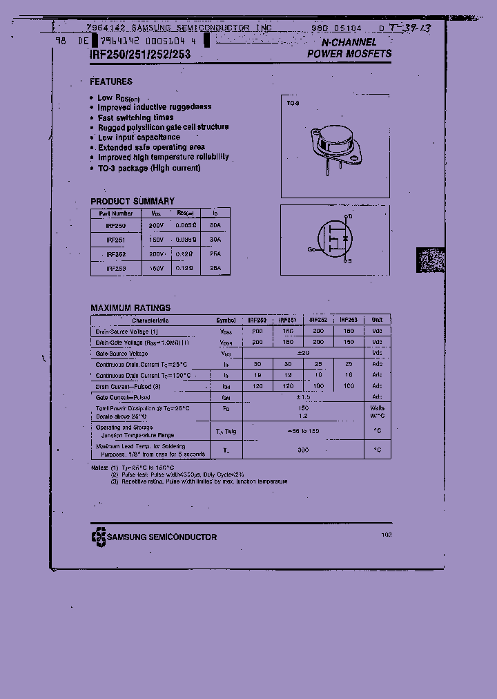 IRF251_8951431.PDF Datasheet