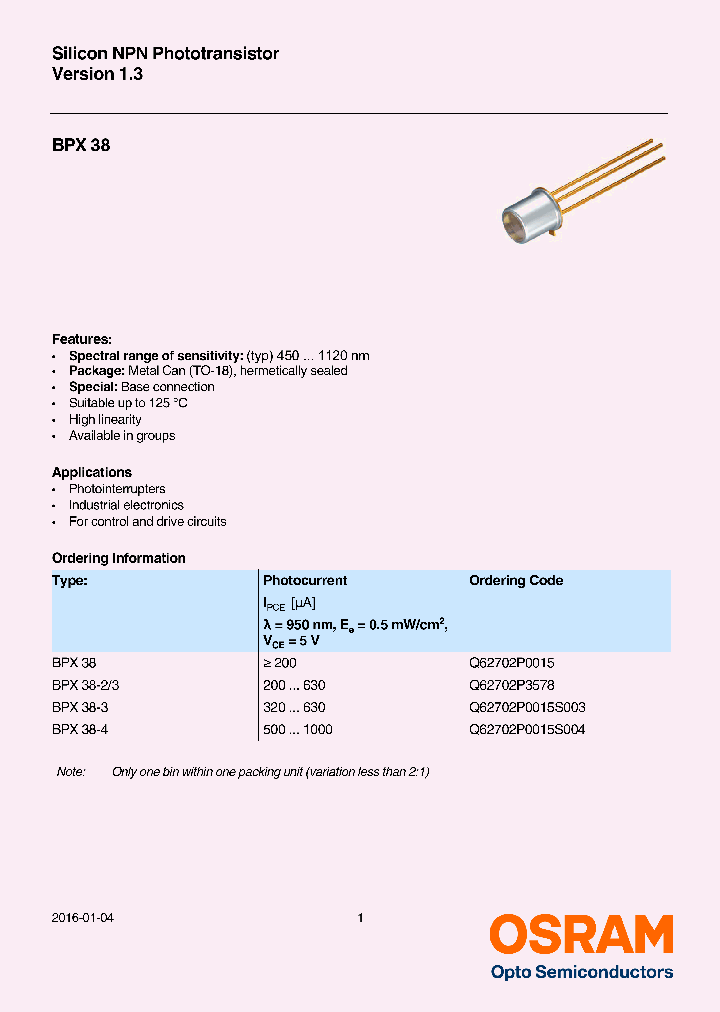 BPX-38_8951569.PDF Datasheet