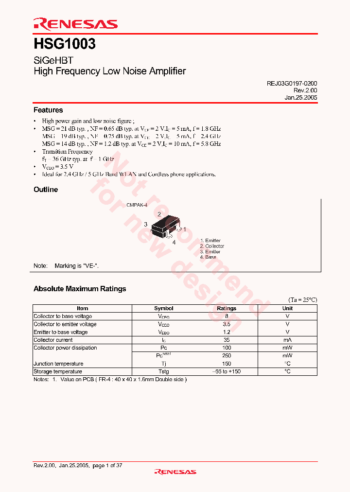 HSG1003VE_8951762.PDF Datasheet