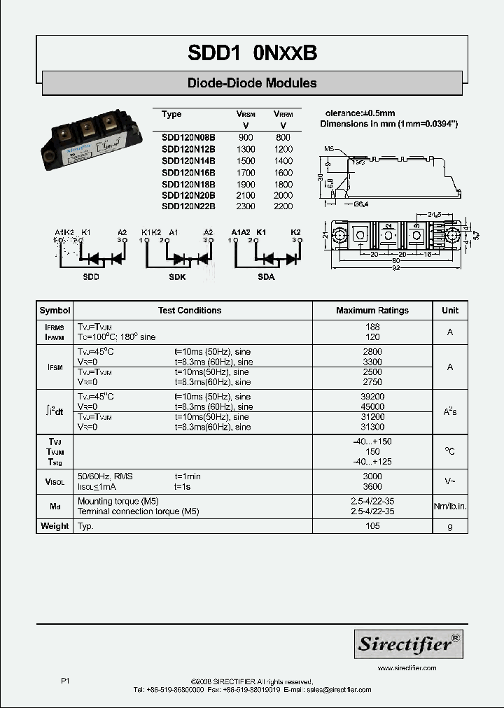 SDD120N20B_8957948.PDF Datasheet