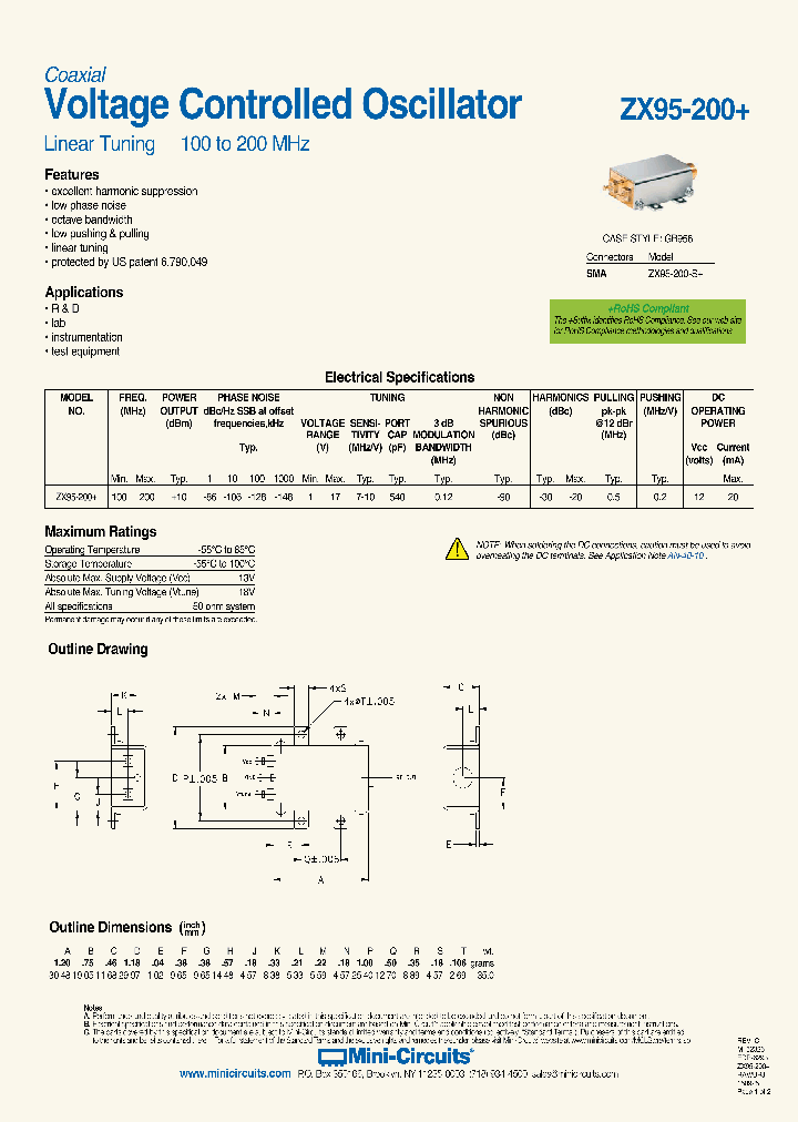 ZX95-200_8958301.PDF Datasheet
