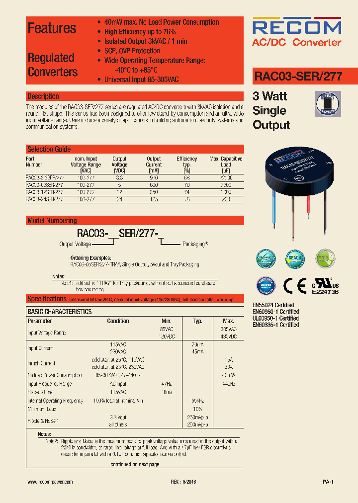 RAC03-24SER277_8958988.PDF Datasheet