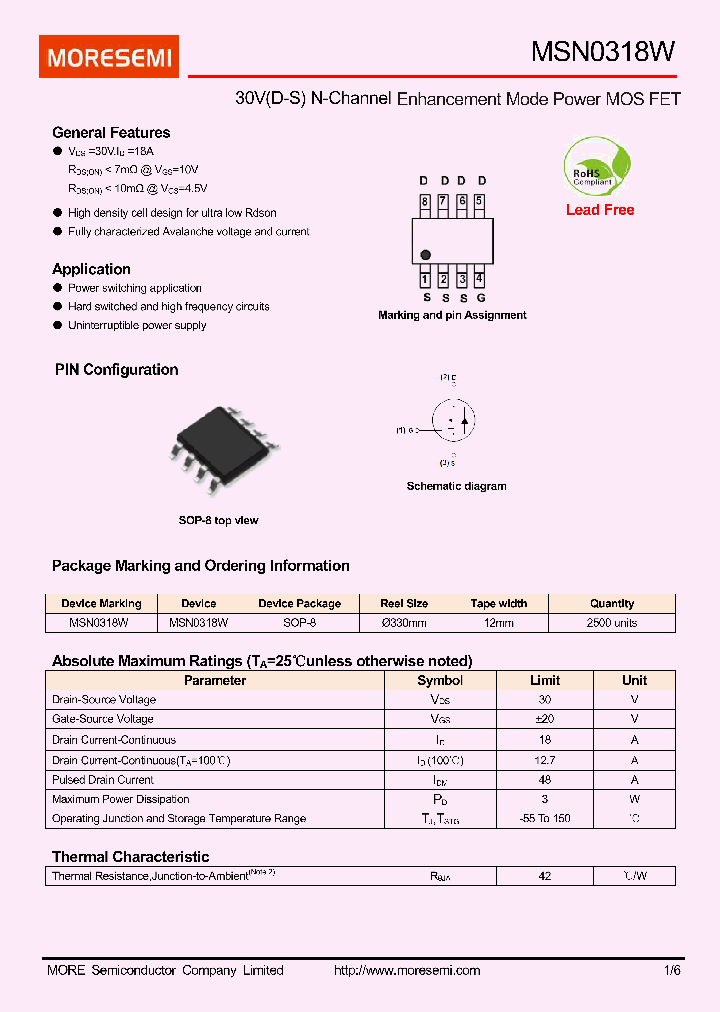 MSN0318W_8960297.PDF Datasheet