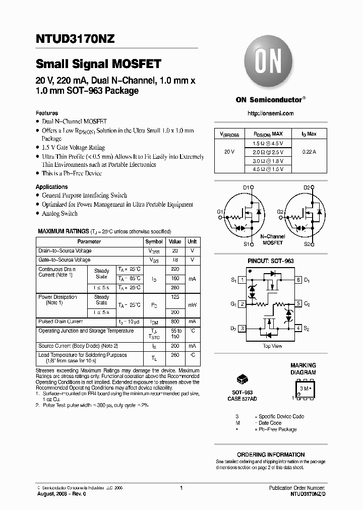 NTUD3170NZ_8968364.PDF Datasheet