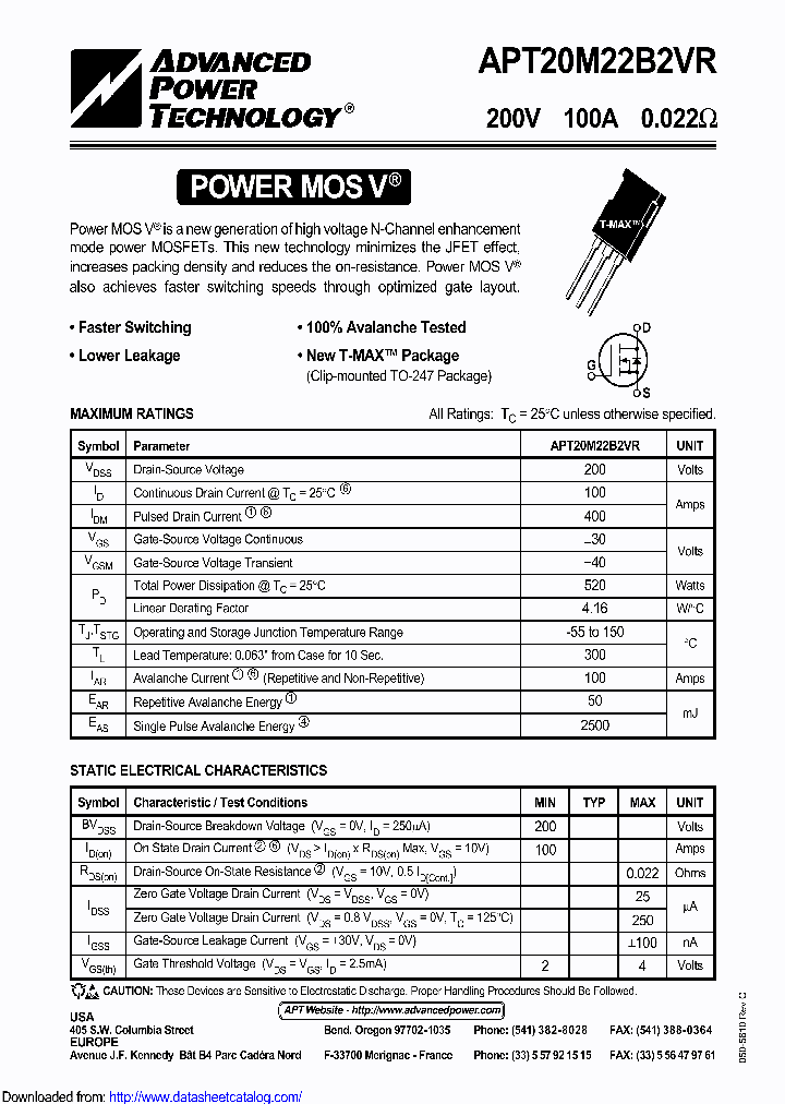 APT20M22B2VRG_8972429.PDF Datasheet