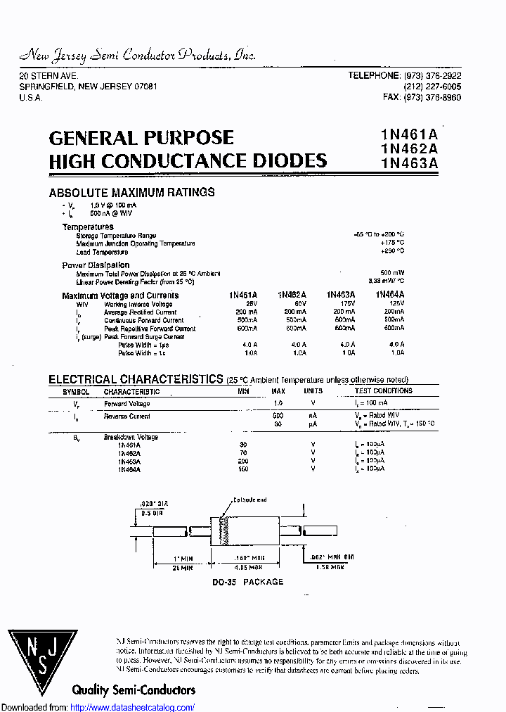 1N461_8972463.PDF Datasheet