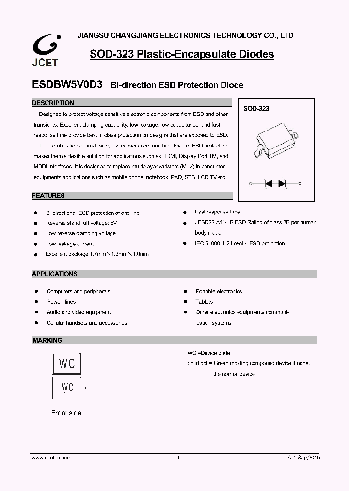 ESDBW5V0D3_8973461.PDF Datasheet