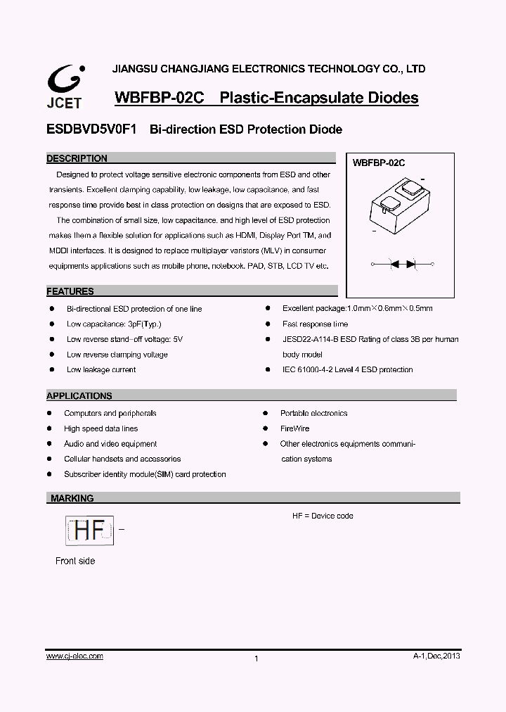 ESDBVD5V0F1_8973457.PDF Datasheet