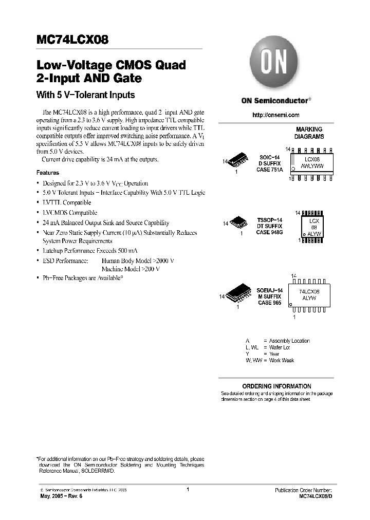 MC74LCX08-05_8976446.PDF Datasheet