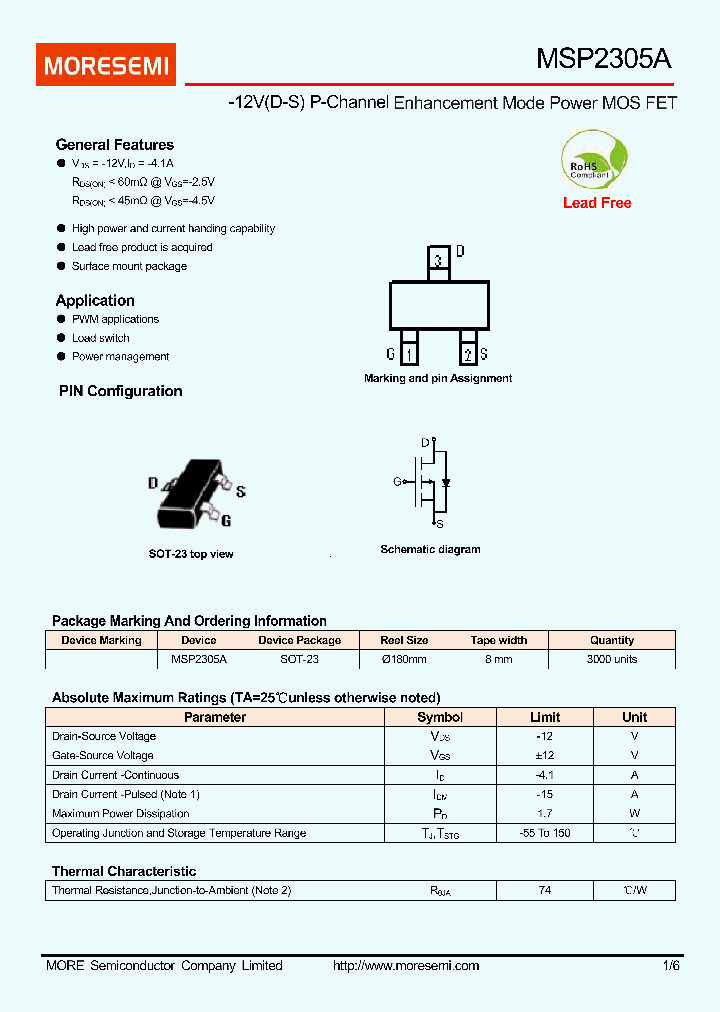 MSP2305A_8976814.PDF Datasheet