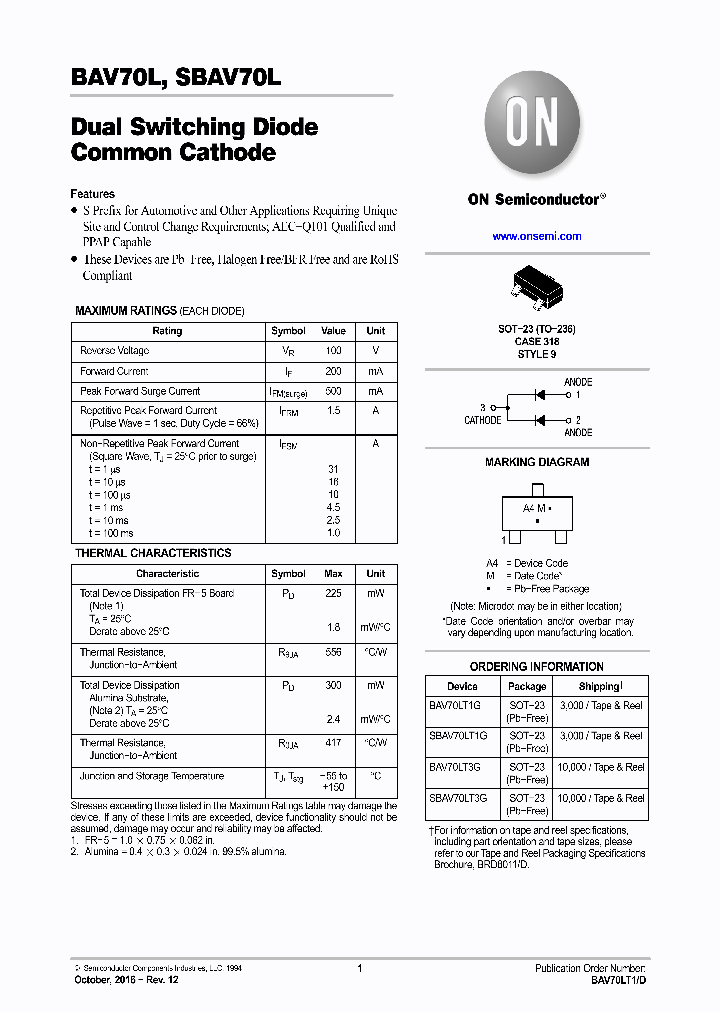 SBAV70LT1G_8979796.PDF Datasheet