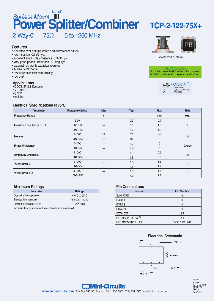 TCP-2-122-75X_8980592.PDF Datasheet