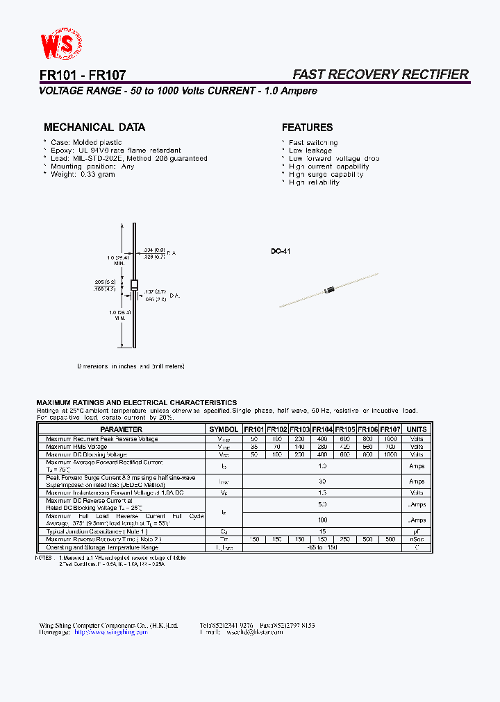 FR105_8981065.PDF Datasheet