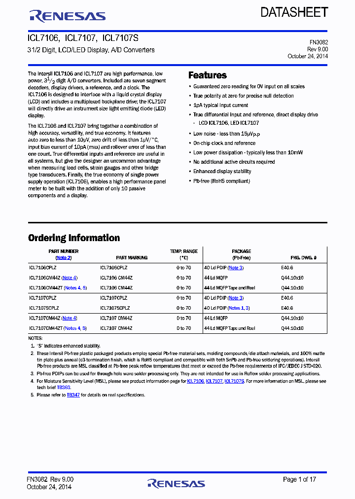 ICL7106_8981499.PDF Datasheet