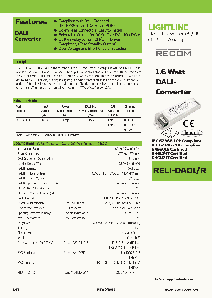 RELI-DA01_8982597.PDF Datasheet