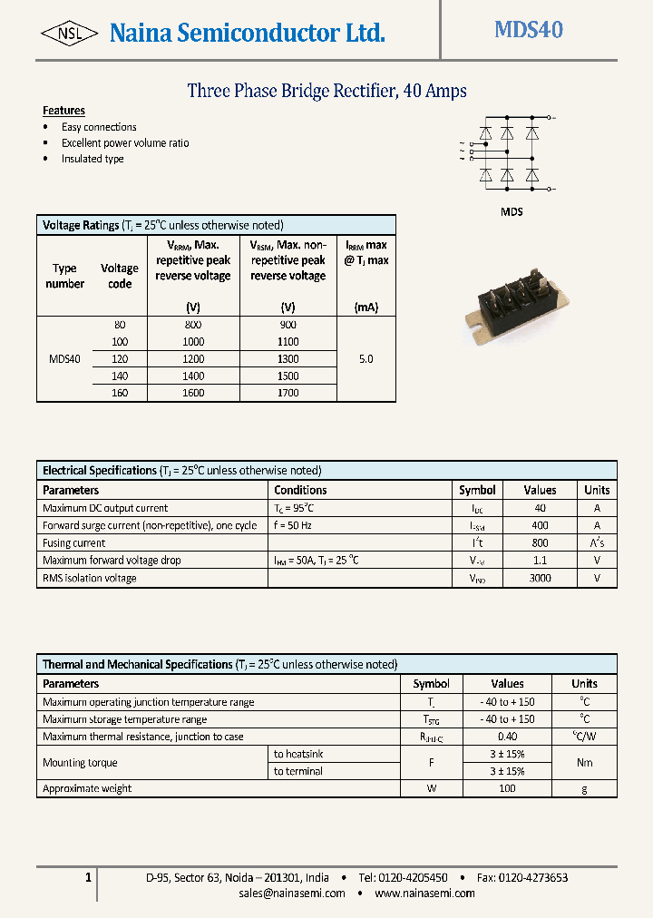 MDS40_8983413.PDF Datasheet