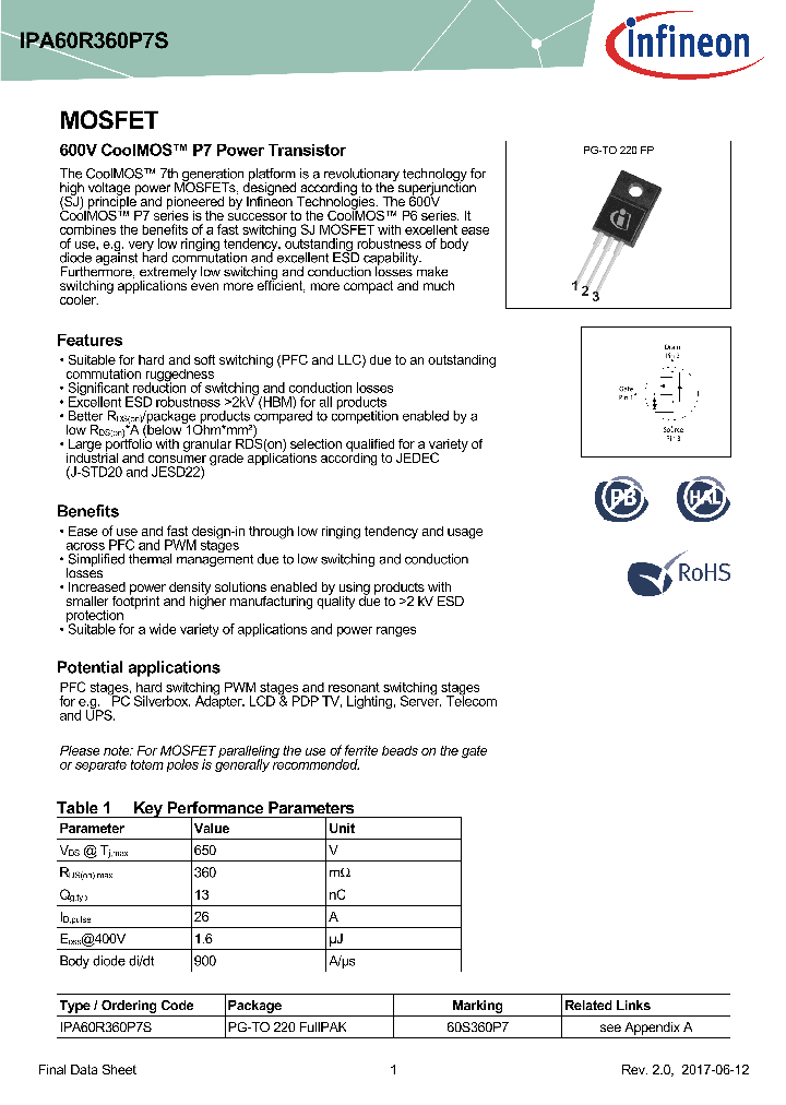 IPA60R360P7S_8984424.PDF Datasheet