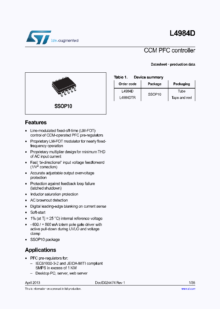 L4984D_8984394.PDF Datasheet