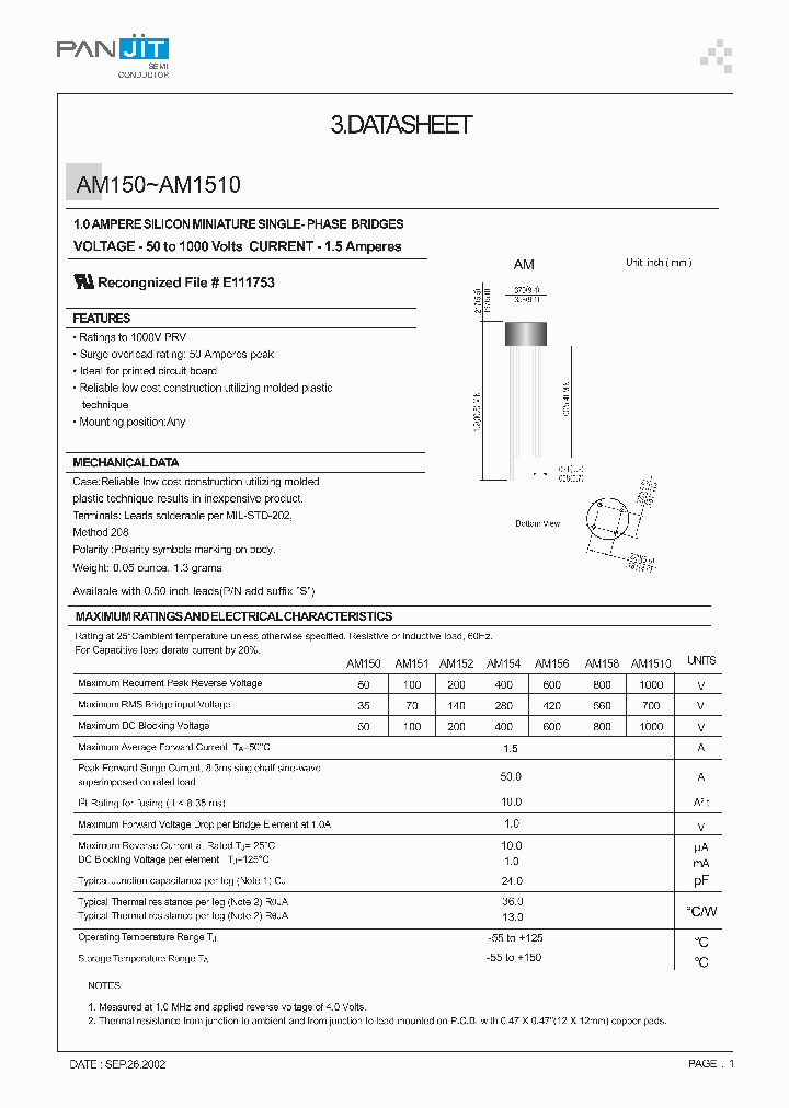 AM1510_8984529.PDF Datasheet