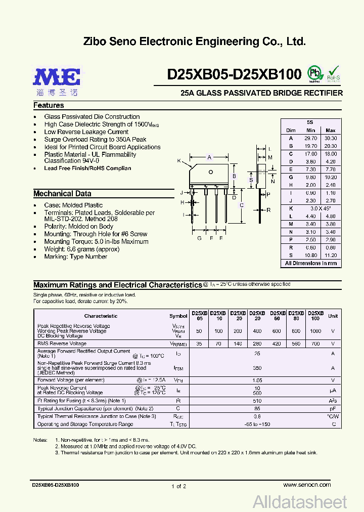 D25XB100_8985888.PDF Datasheet