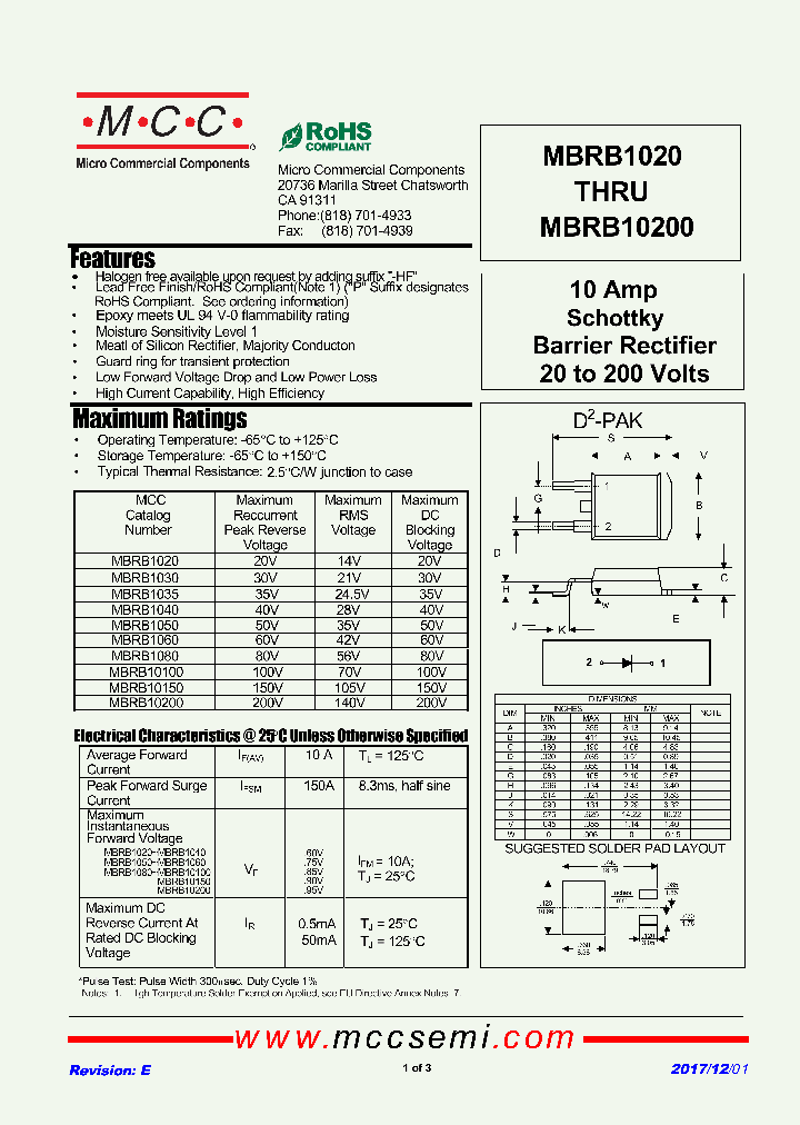 MBRB10100_8987879.PDF Datasheet