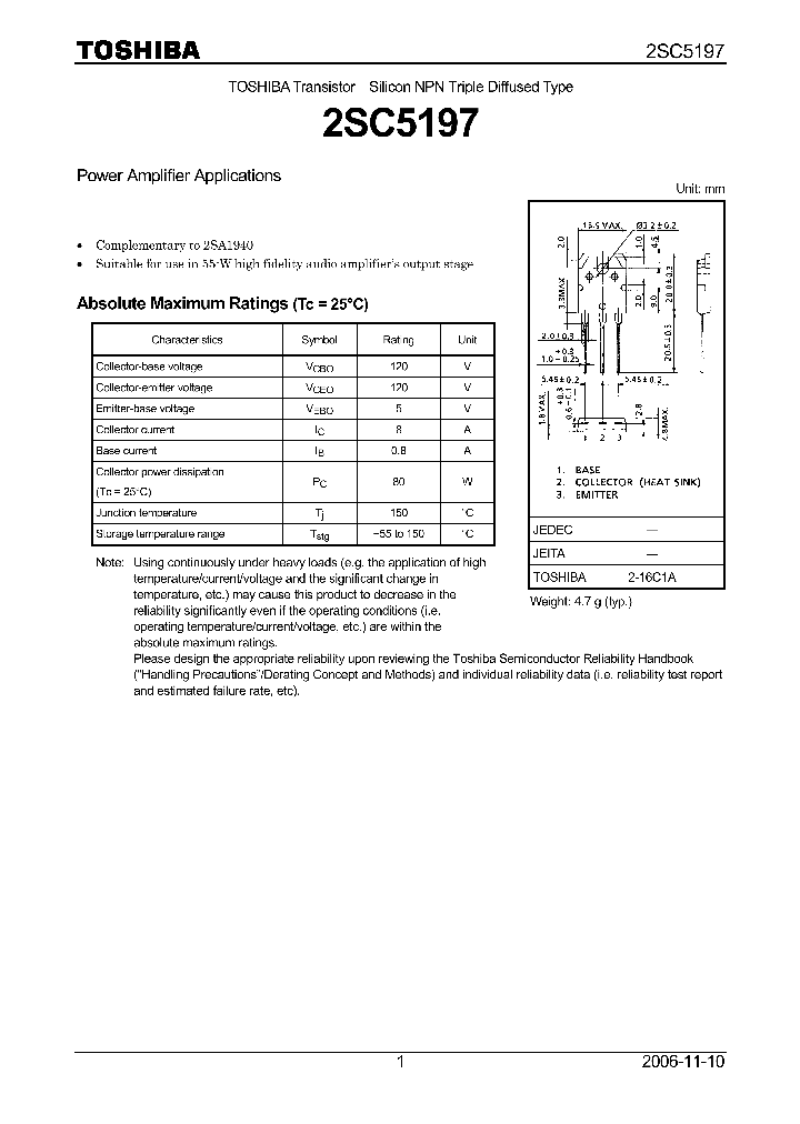 2SC5197_8991697.PDF Datasheet