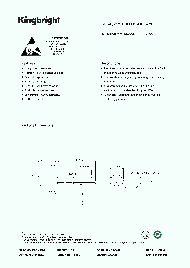 WP7113LZGCK-15_8993453.PDF Datasheet