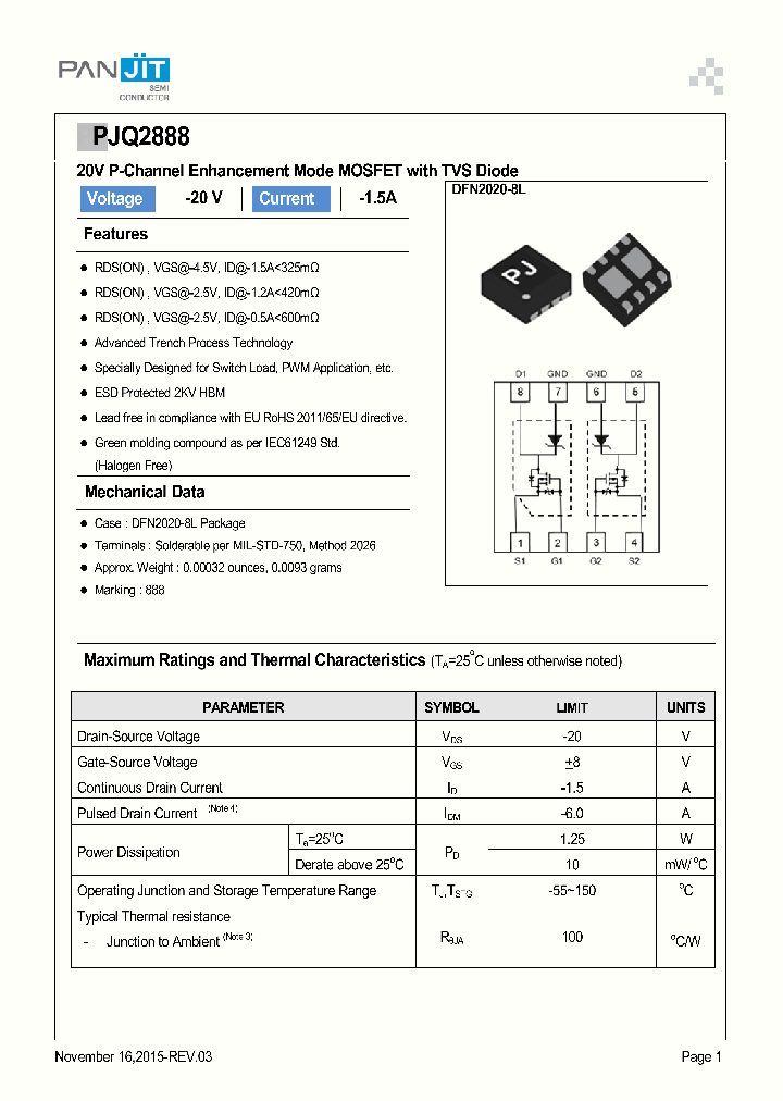 PJQ2888_8993488.PDF Datasheet