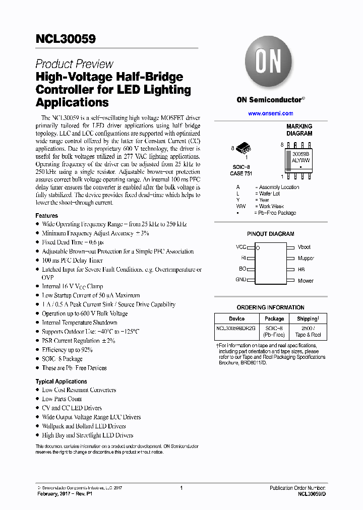 NCL30059_8998122.PDF Datasheet