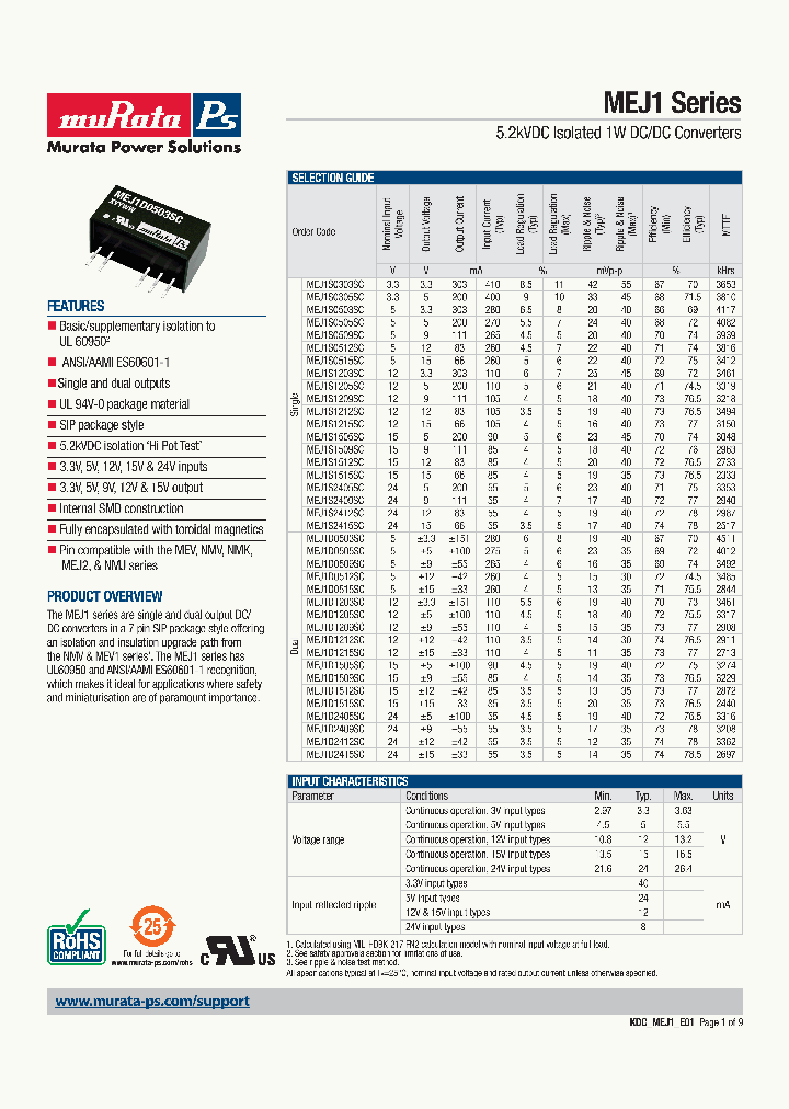 MEJ1D0509SC_8999713.PDF Datasheet