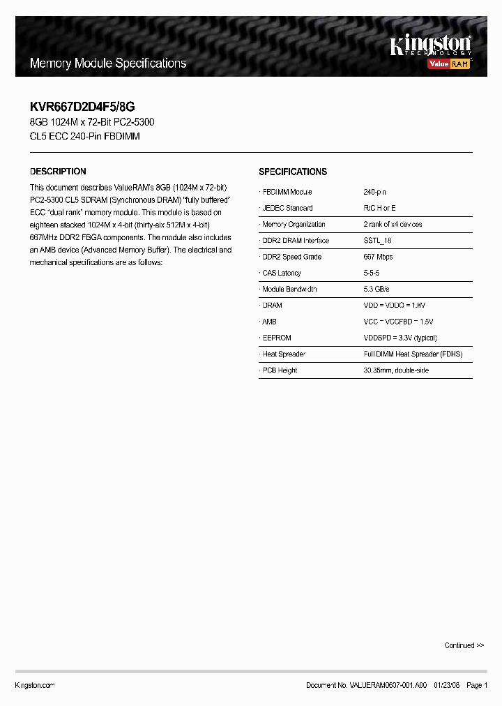 KVR667D2D4F5-8G_9002465.PDF Datasheet