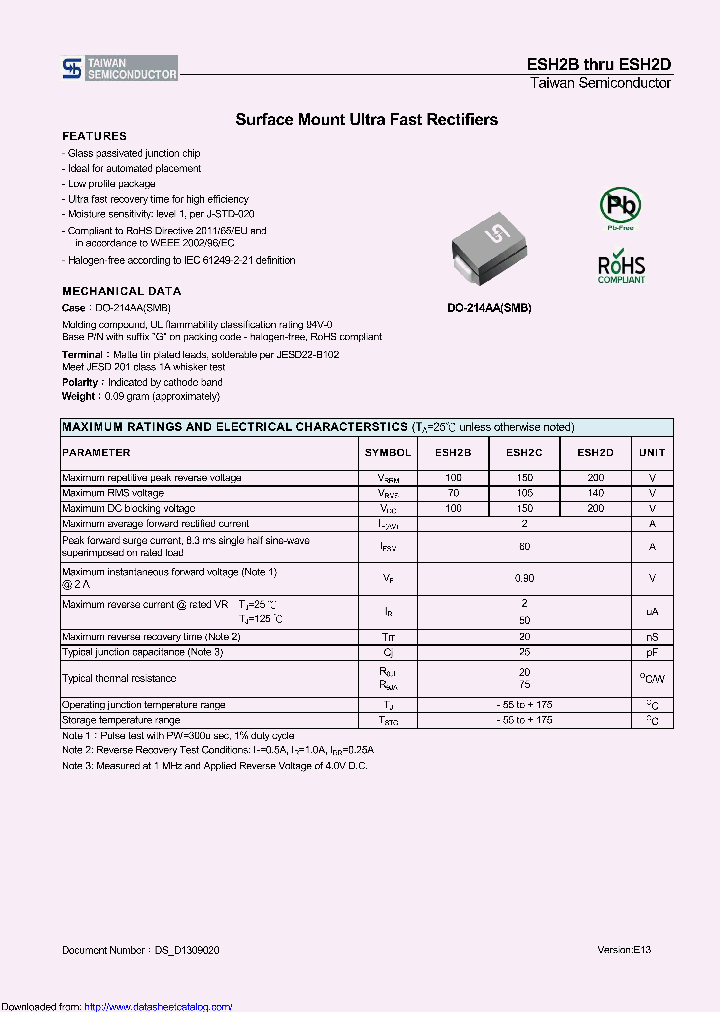 ESH2B_9003014.PDF Datasheet