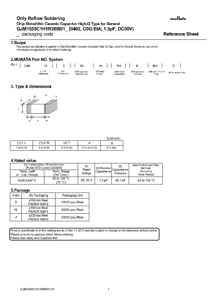 GJM1555C1H1R3BB01_9005131.PDF Datasheet