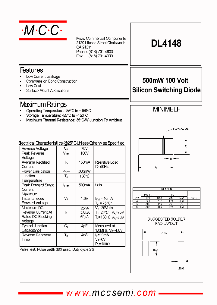 DL4148_9005746.PDF Datasheet