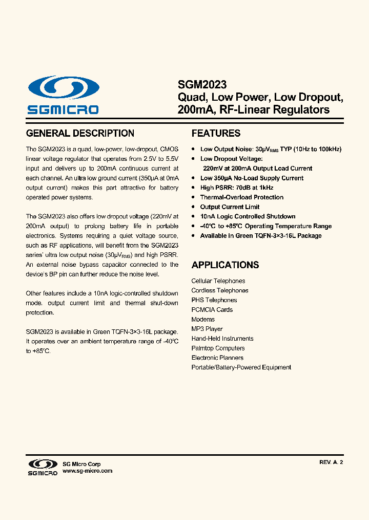 SGM2023_9006433.PDF Datasheet