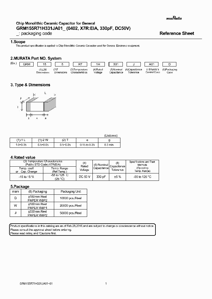 GRM155R71H331JA01_9008125.PDF Datasheet