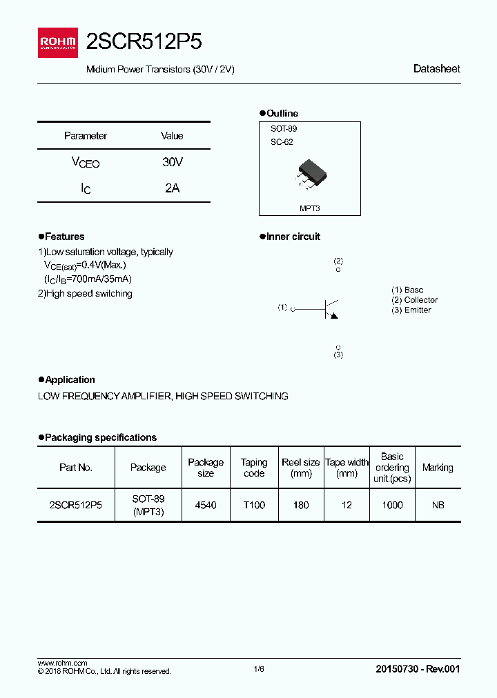 2SCR512P5_9011203.PDF Datasheet