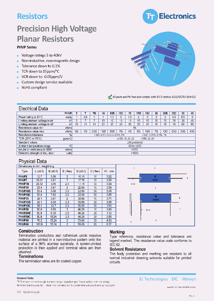 PHVP40_9011130.PDF Datasheet