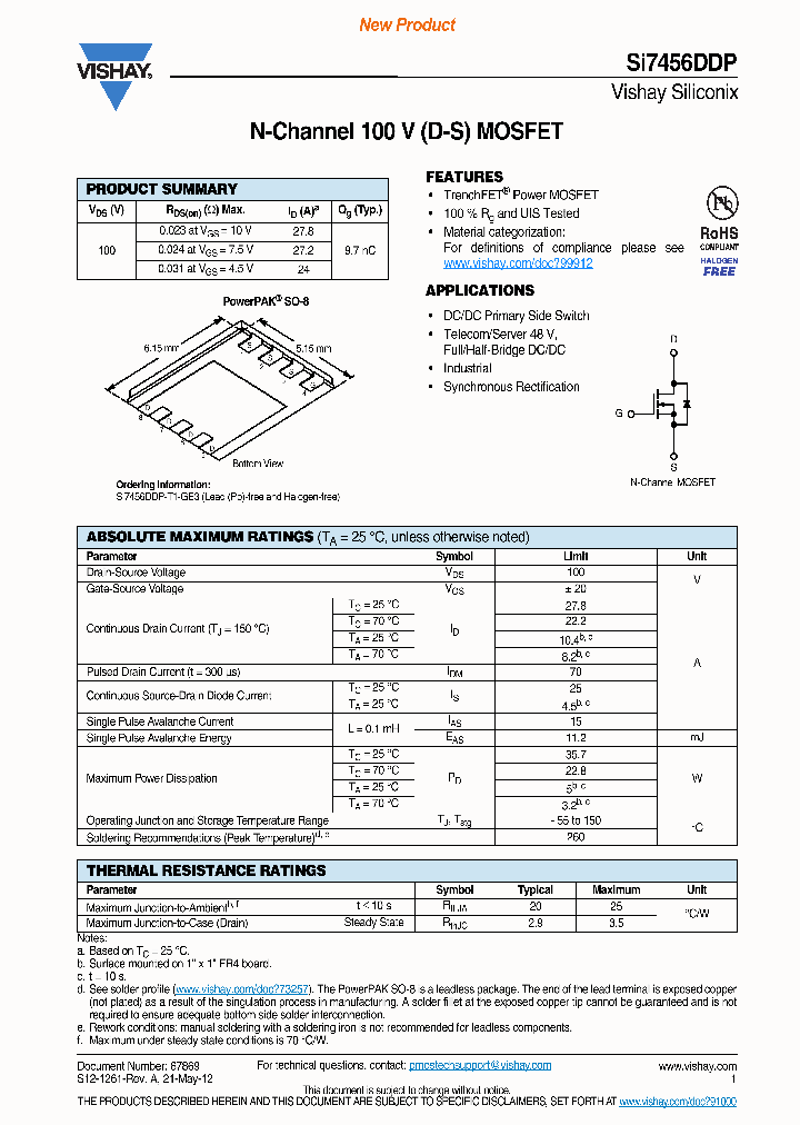 SI7456DDP_9014375.PDF Datasheet