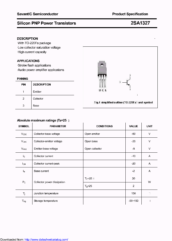 2SA1327_9016982.PDF Datasheet