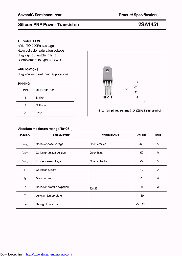 2SA1451_9016986.PDF Datasheet