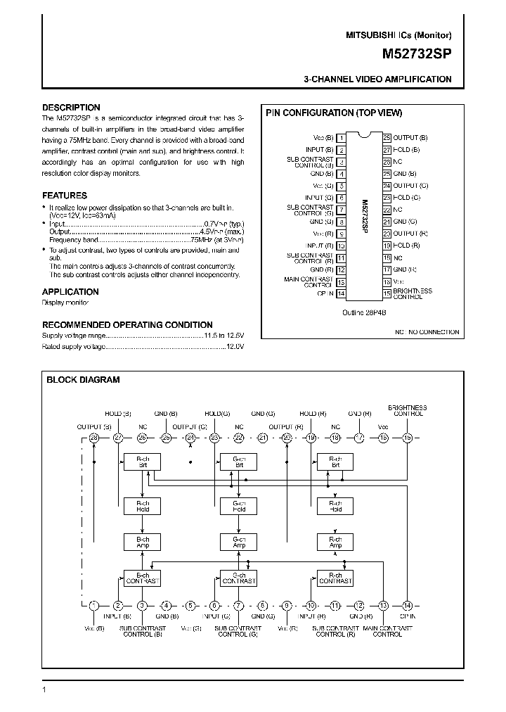 M52732SP_9018586.PDF Datasheet
