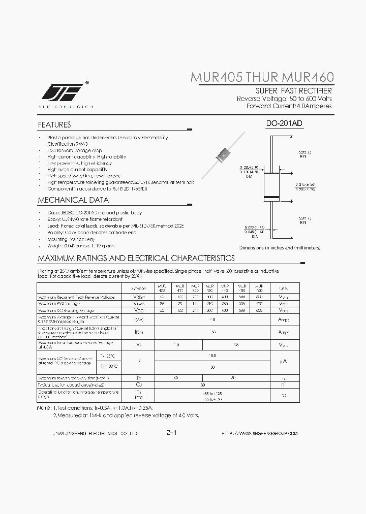 MUR430_9020552.PDF Datasheet