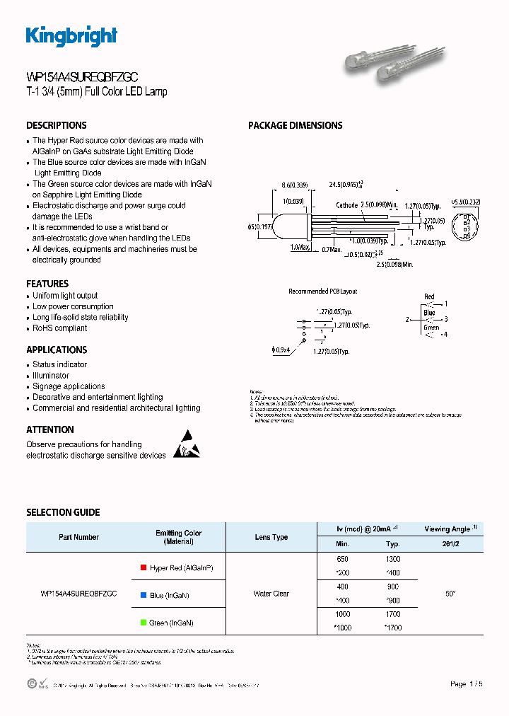 WP154A4SUREQBFZGC_9022913.PDF Datasheet