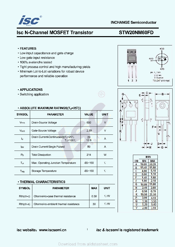 STW20NM60FD_9025602.PDF Datasheet