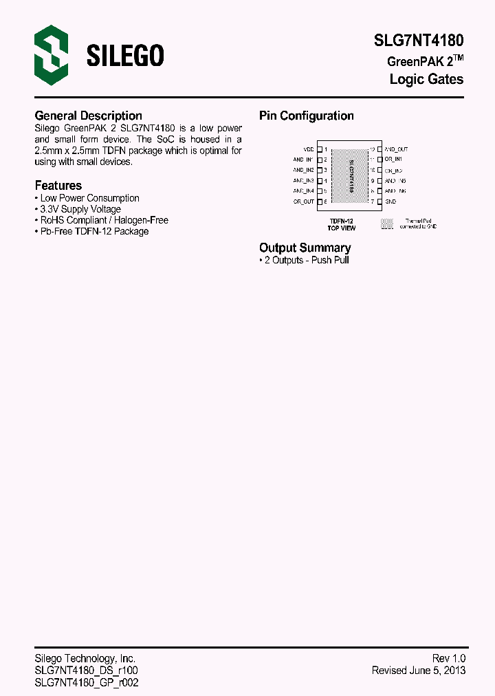 SLG7NT4180_9026015.PDF Datasheet