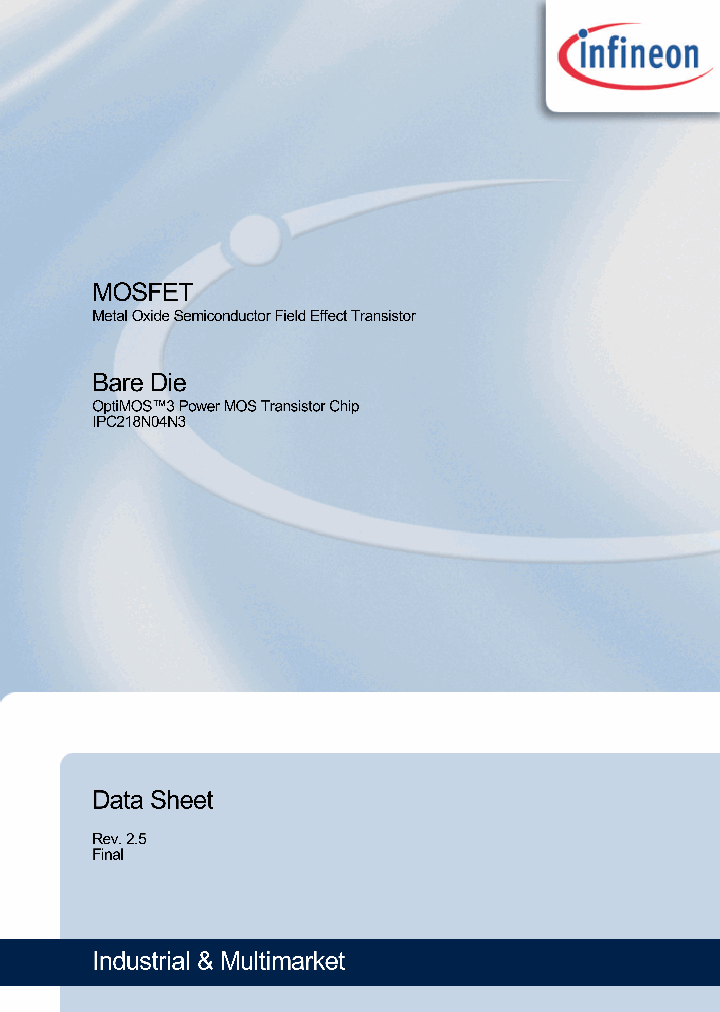 IPC218N04N3_9026412.PDF Datasheet