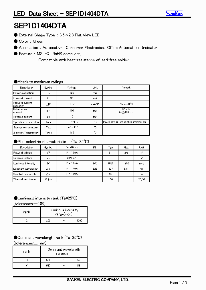 SEP1D1404DTA_9026489.PDF Datasheet