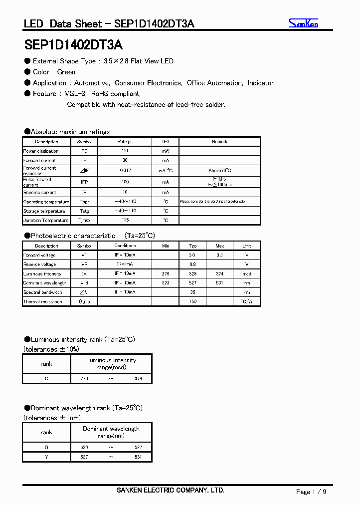 SEP1D1402DT3A_9026488.PDF Datasheet